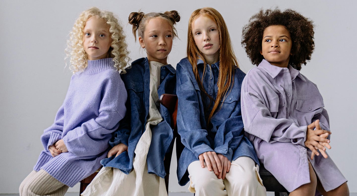 Hero image showing diverse children